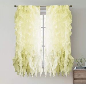 Sweet Home Collection SHRPNL-63-MZE-3PK Sheer Voile Curtain Panel 50" X 63"